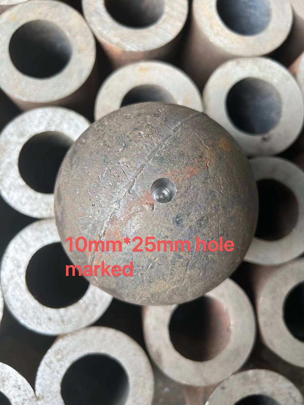 How to test the quality of grinding media balls by a trial orders ? 